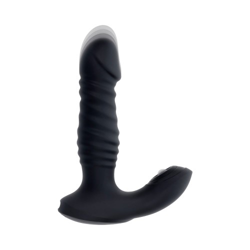 Zero Tolerance Vibrador Anal con Penetración y Control Remoto - Negro