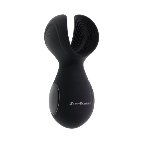 Zero Tolerance Handy Helper Estimulador Vibrador Recargable Silicona Negra - Dispositivo de Placer Definitivo