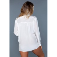 Camisón BeWicked Mackenzie Blanco para Noches Acogedoras