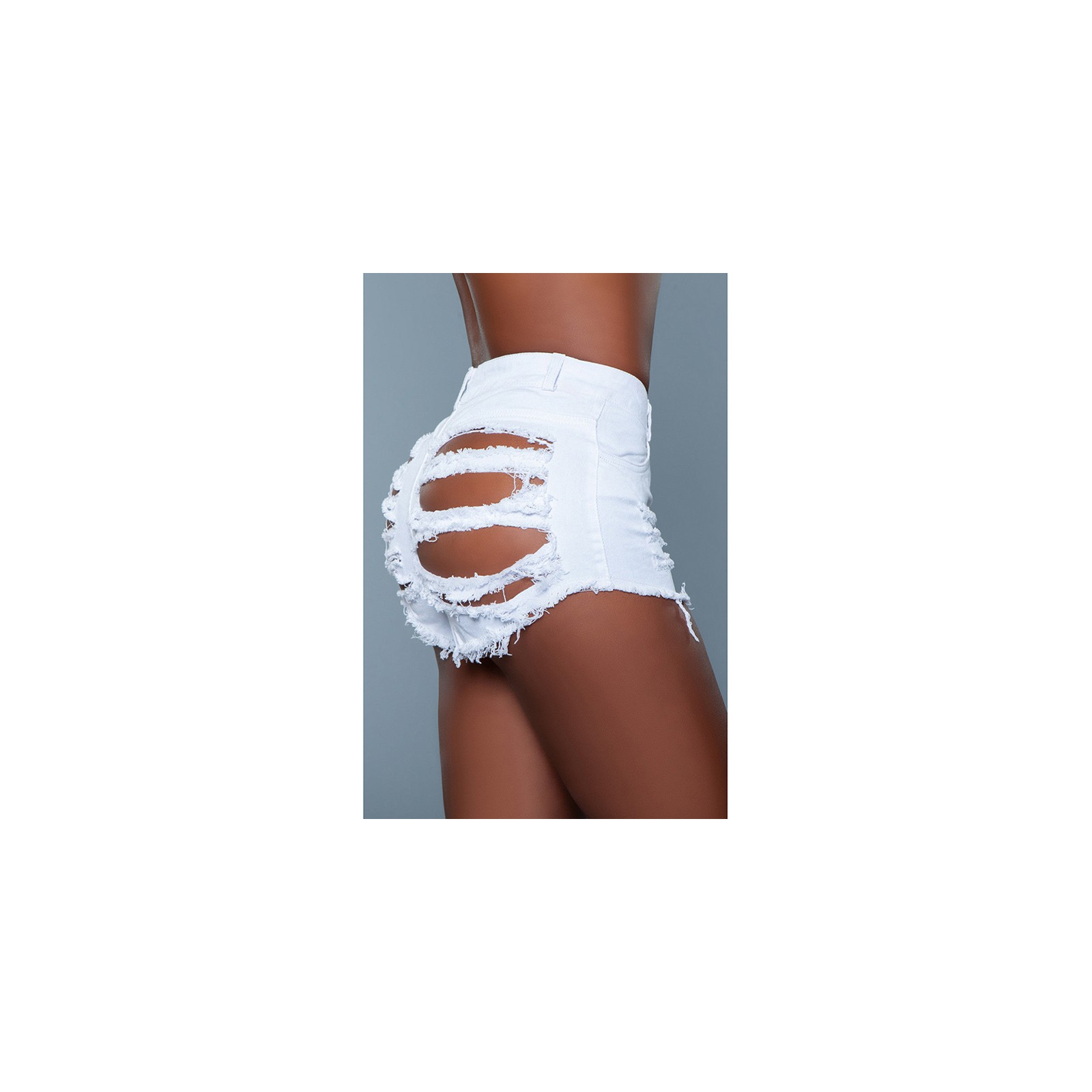 BeWicked Curves For Days Shorts in White M