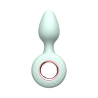 Vibrador Anillo Plug Luv Inc VR14 Verde - Placer Definitivo