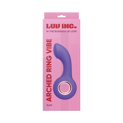 Vibrador Arched Ring Vibe Luv Inc Purpura