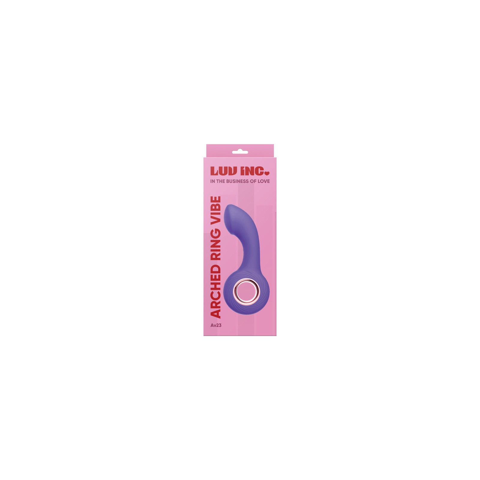 Vibrador Arched Ring Vibe Luv Inc Purpura