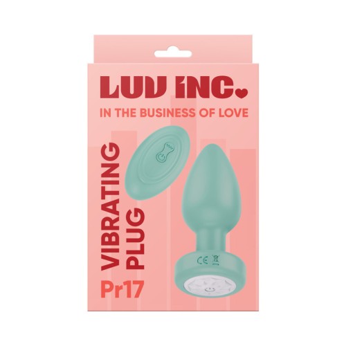 Plug Vibrador Luv Inc PR17 para el Placer Último