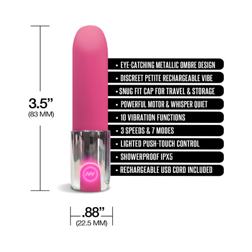 Nixie Smooch Rechargeable Lipstick Bullet Vibrator