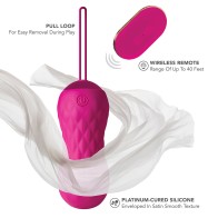 Blush Carina Velvet Vibrator with Remote Control