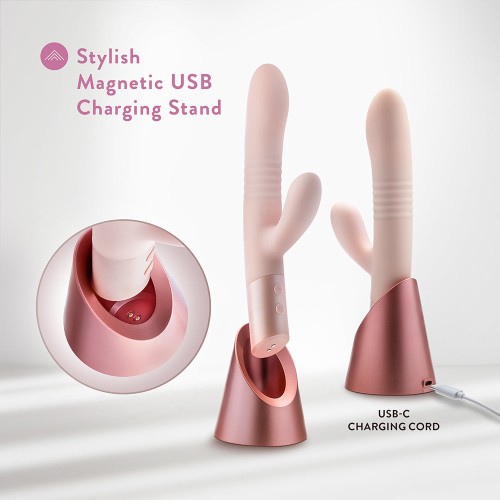 Blush Fraya Vibrant Rabbit Massager Pink - Dual Stimulation