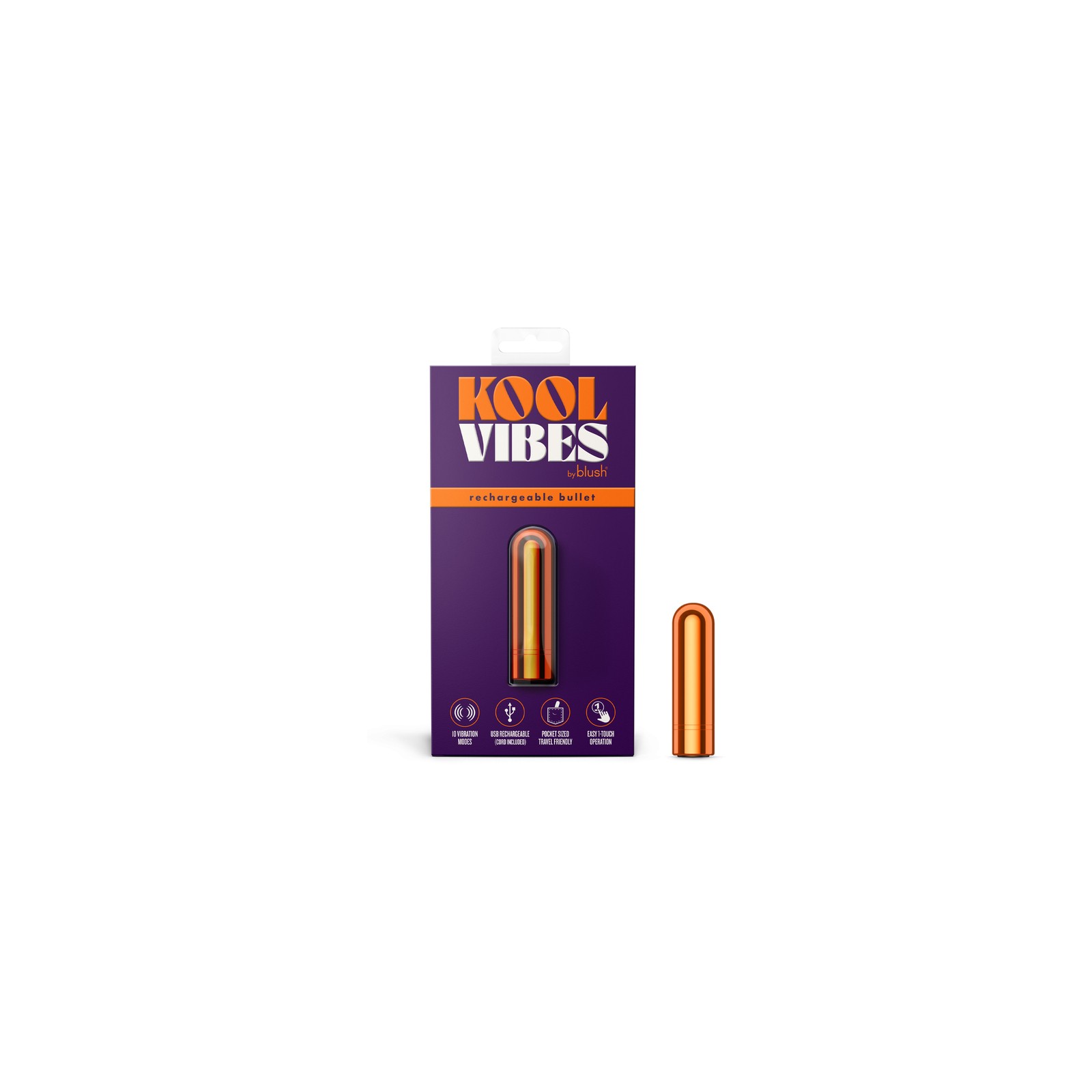 Kool Vibes Rechargeable Mini Bullet for On-the-Go Fun