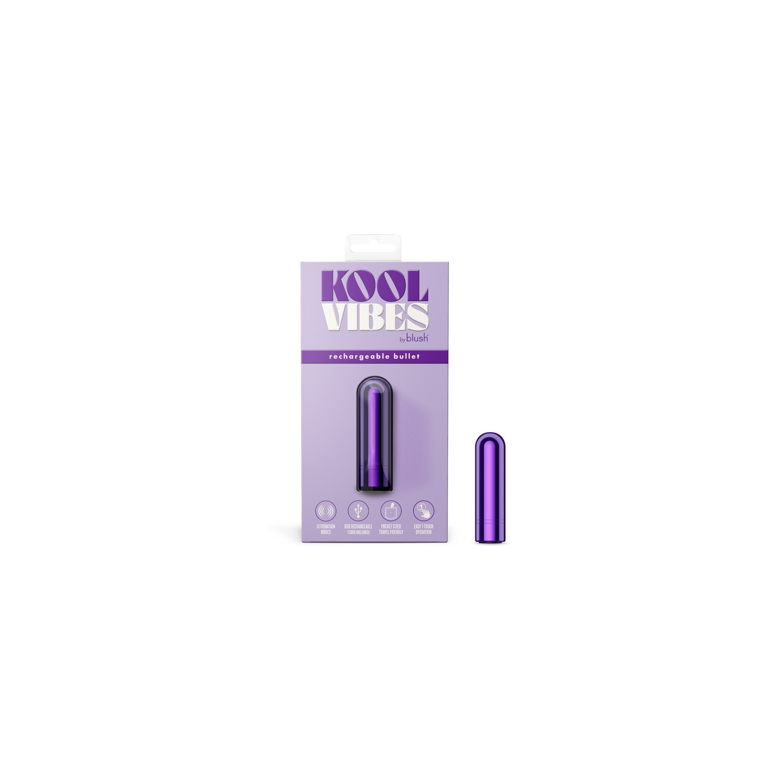 Kool Vibes Rechargeable Mini Bullet Grape - Intense Pleasure