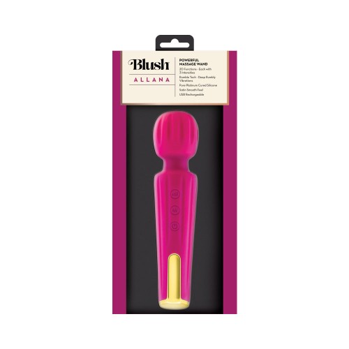 Vibrador de Varita Poderoso Blush Allana Velvet