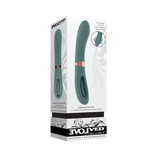 Vibrador Evolved Chick Flick para el Doble de Placer