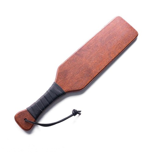 Leather Wrapped Spanking Paddle for BDSM