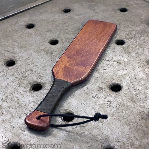 Leather Wrapped Spanking Paddle for BDSM