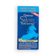 Kimono Swirl 12-Pack - Excitantes Condones Veganos