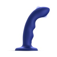 Dildo Tapping Wave de Strap-On-Me Azul Noche