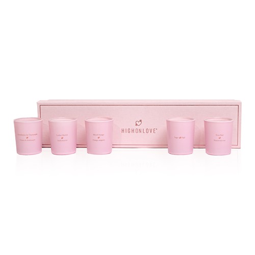 Conjunto de Mini Velas de Masaje Sensuales HighOnLove