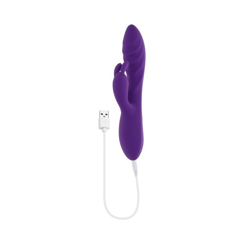 Evolved Wavy Rabbit Rechargeable Dual Stimulator