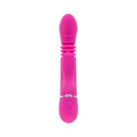 Rechargeable Thrusting Dual Stimulator for Ultimate Pleasure