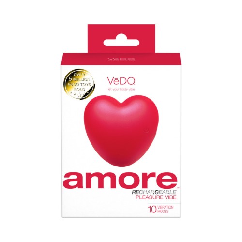 Vibrador Placentero Recargable VeDO Amore Rojo