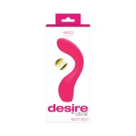 Vibrador de G-Spot Recargable VeDO Desire Rosa