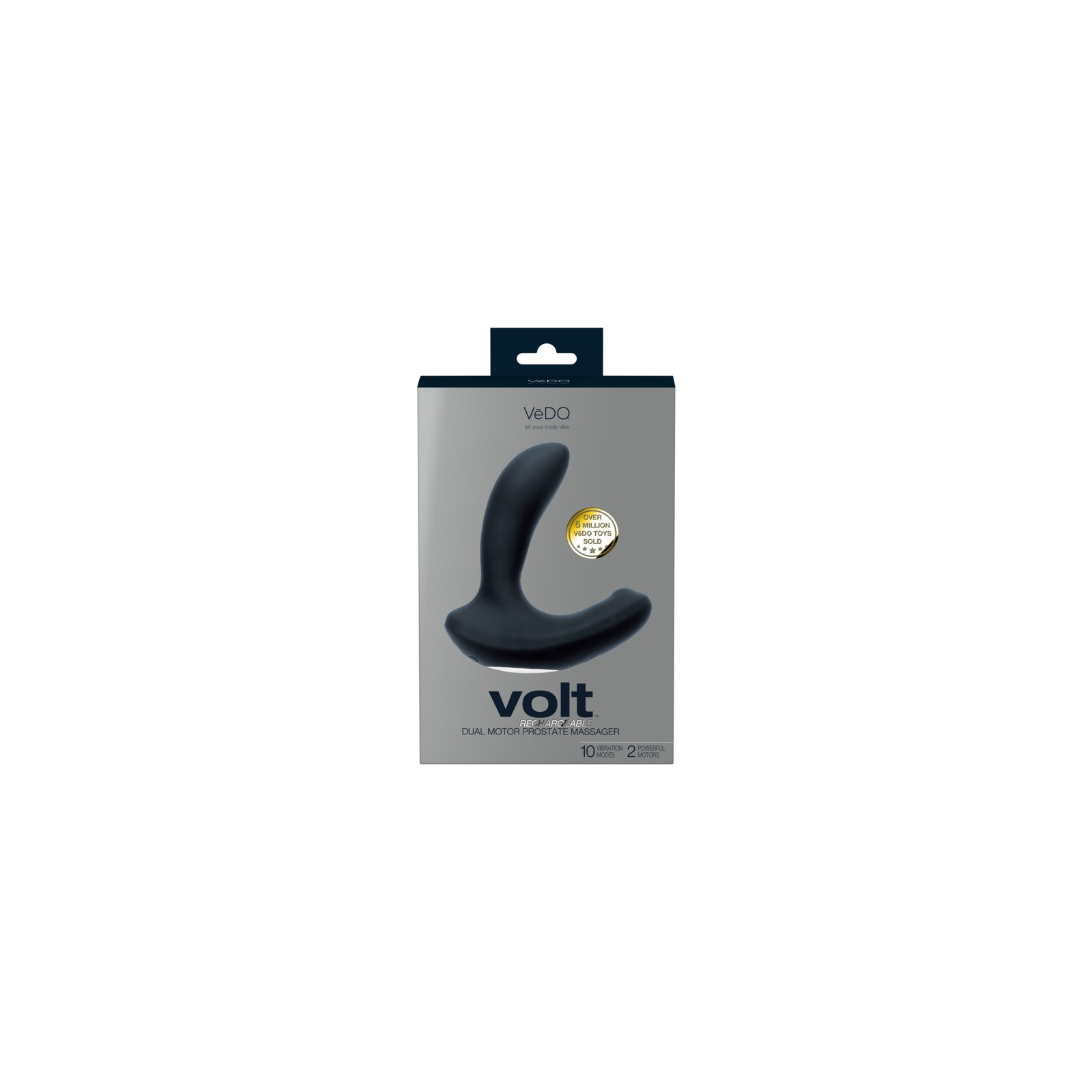 VeDO Volt Rechargeable Prostate Vibe Black