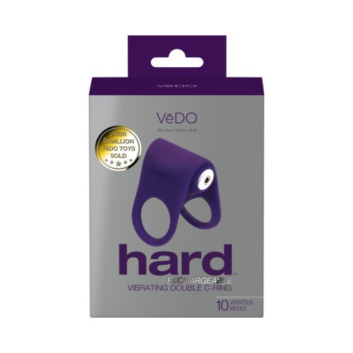 VeDO Anillo Duro Morado Recargable para Parejas