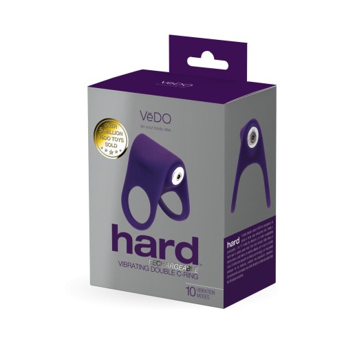 VeDO Hard Rechargeable Purple C-Ring for Couples