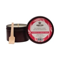 Earthly Body Hemp Seed 3-in-1 Massage Candle - Groovy Fragrance