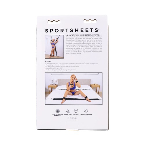 Sportsheets Bondage Restraint System No Matter Where