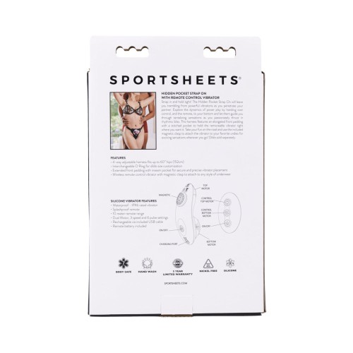 Set Strap On con Bolsillo Oculto Sportsheets