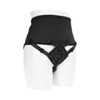 High Waisted Corset Strap-On for Couples