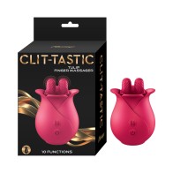 Clit-Tastic Tulip Finger Massager Red - Enhance Your Pleasure