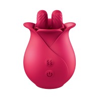 Clit-Tastic Tulip Finger Massager Red - Enhance Your Pleasure