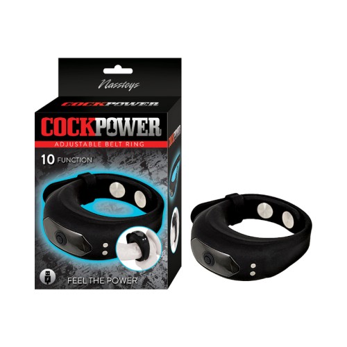 Cockpower Adjustable Belt Ring for Pleasure