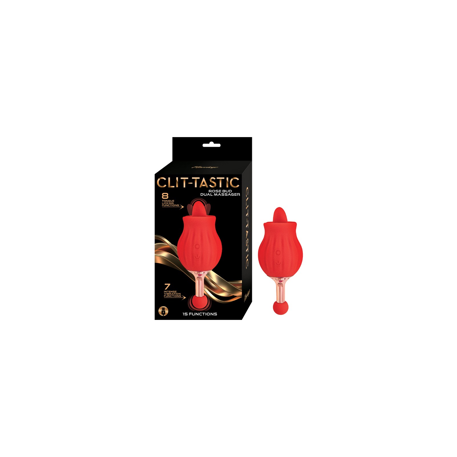 Clit-Tastic Rose Bud Dual Massager - Ultimate Pleasure Device