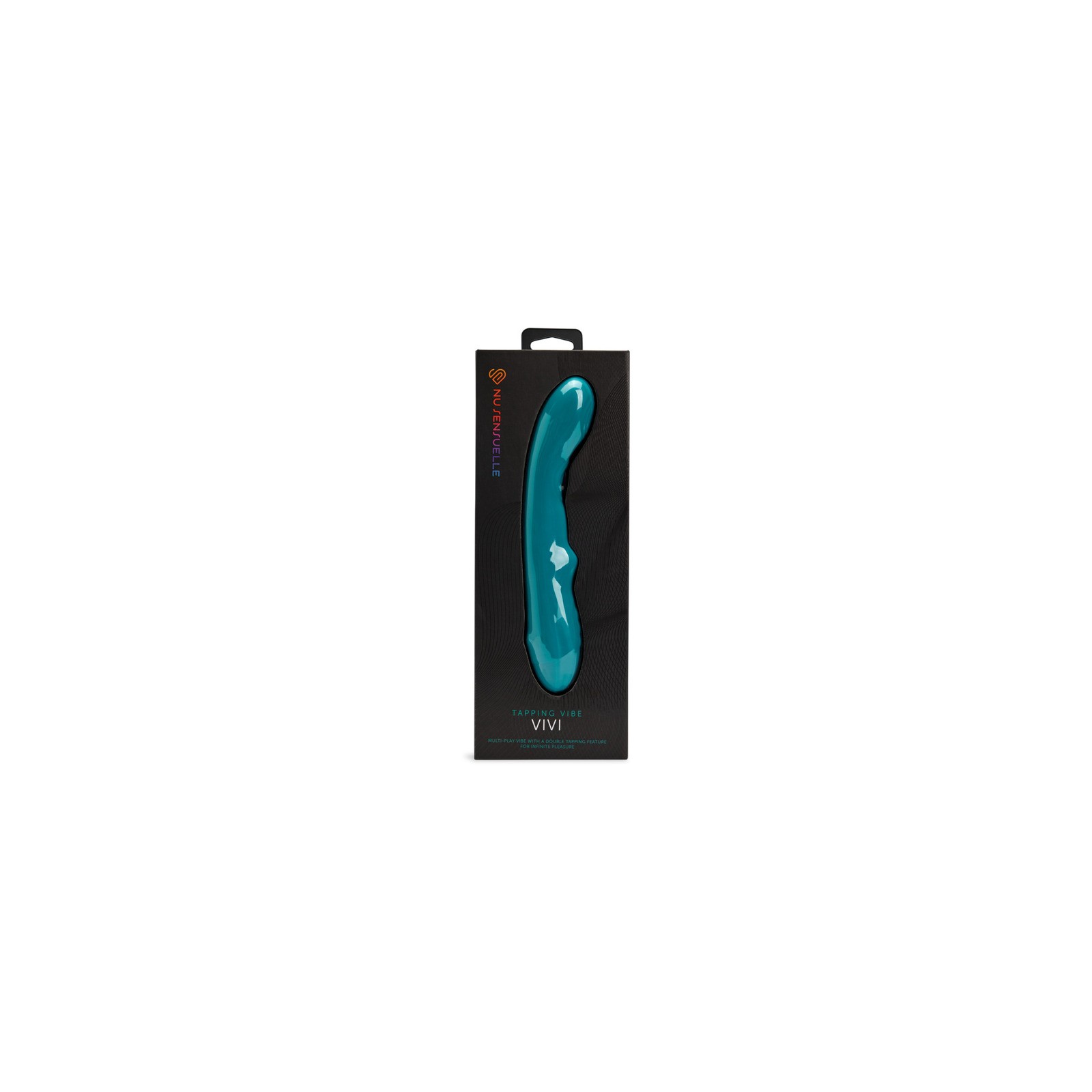 Vibrador Doble Tapping Vivi en Verde Esmeralda