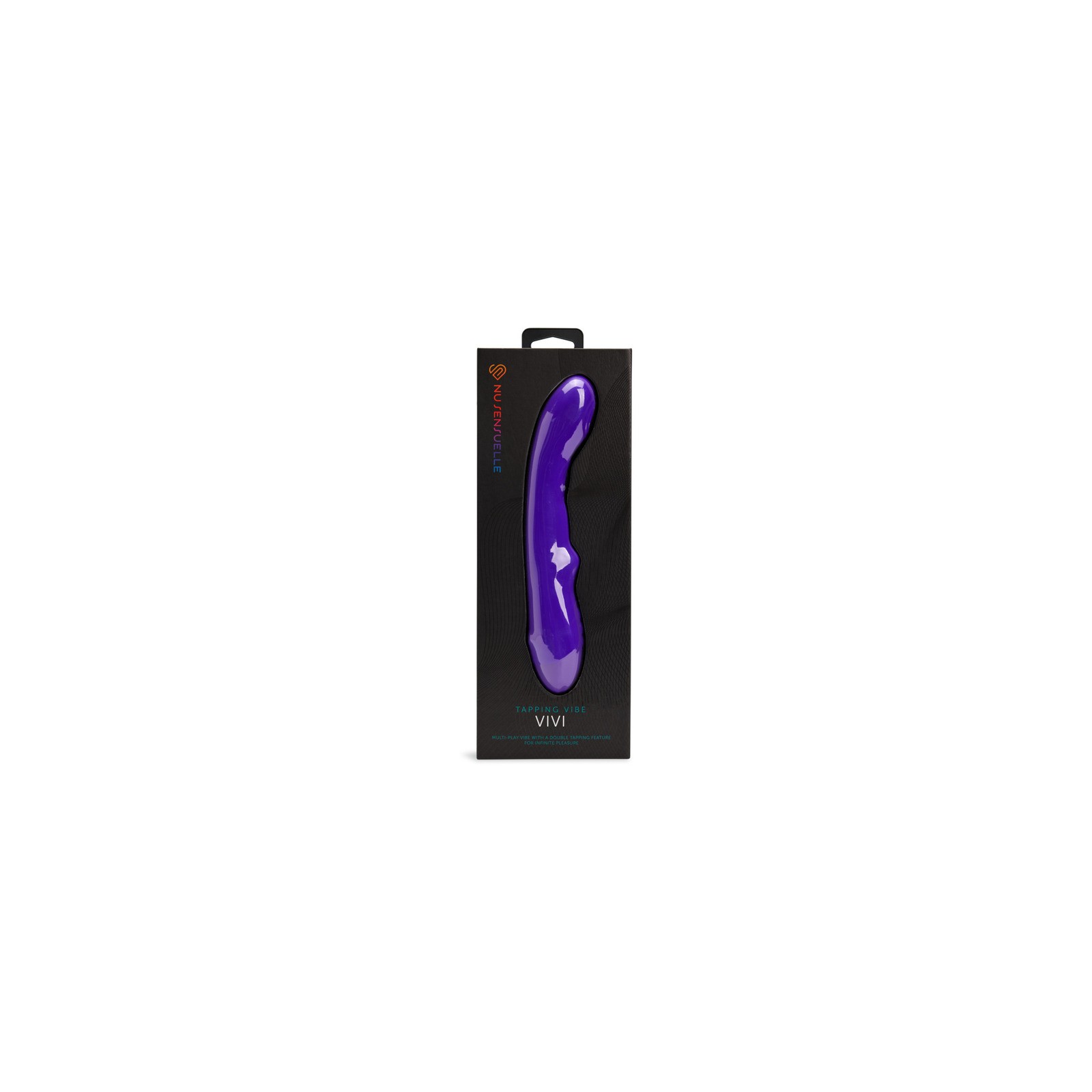 Vibrador Doble Tapping Nu Sensuelle Vivi Púrpura Profundo - Placer Máximo