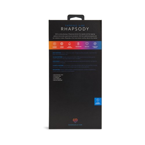 Vibrador de Golpeo Nu Sensuelle Rhapsody Púrpura Profundo