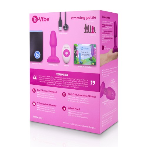 Plug Vibrante Control Remoto b-Vibe Rimming Petite