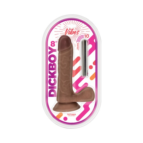 Dickboy Vibes 8 in. Vibrating Dildo