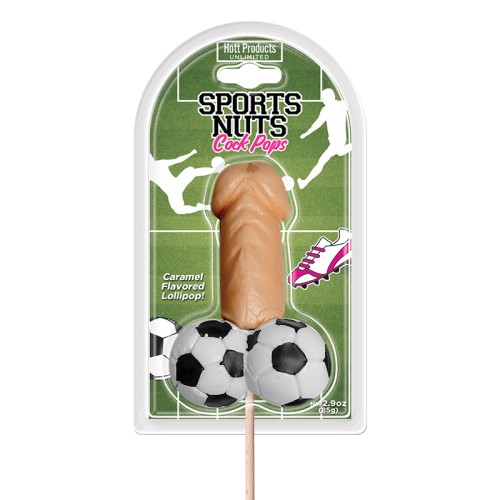 Sports Nuts Cock Pop Caramel Flavor Treat