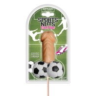 Chupete de Pene Sports Nuts Sabor Caramelo