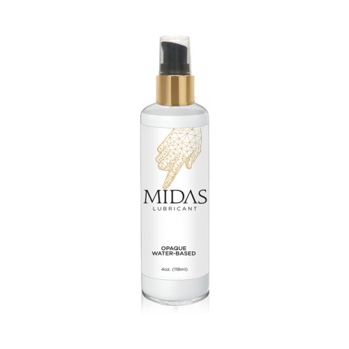 Midas Opaque Water-Based Lubricant - Silky and Smooth