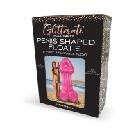 Flotador en Forma de Pene Glitterati para Diversión de Verano