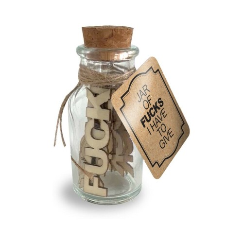 Jar Of Fucks I Have To Give Stress Relief Gift