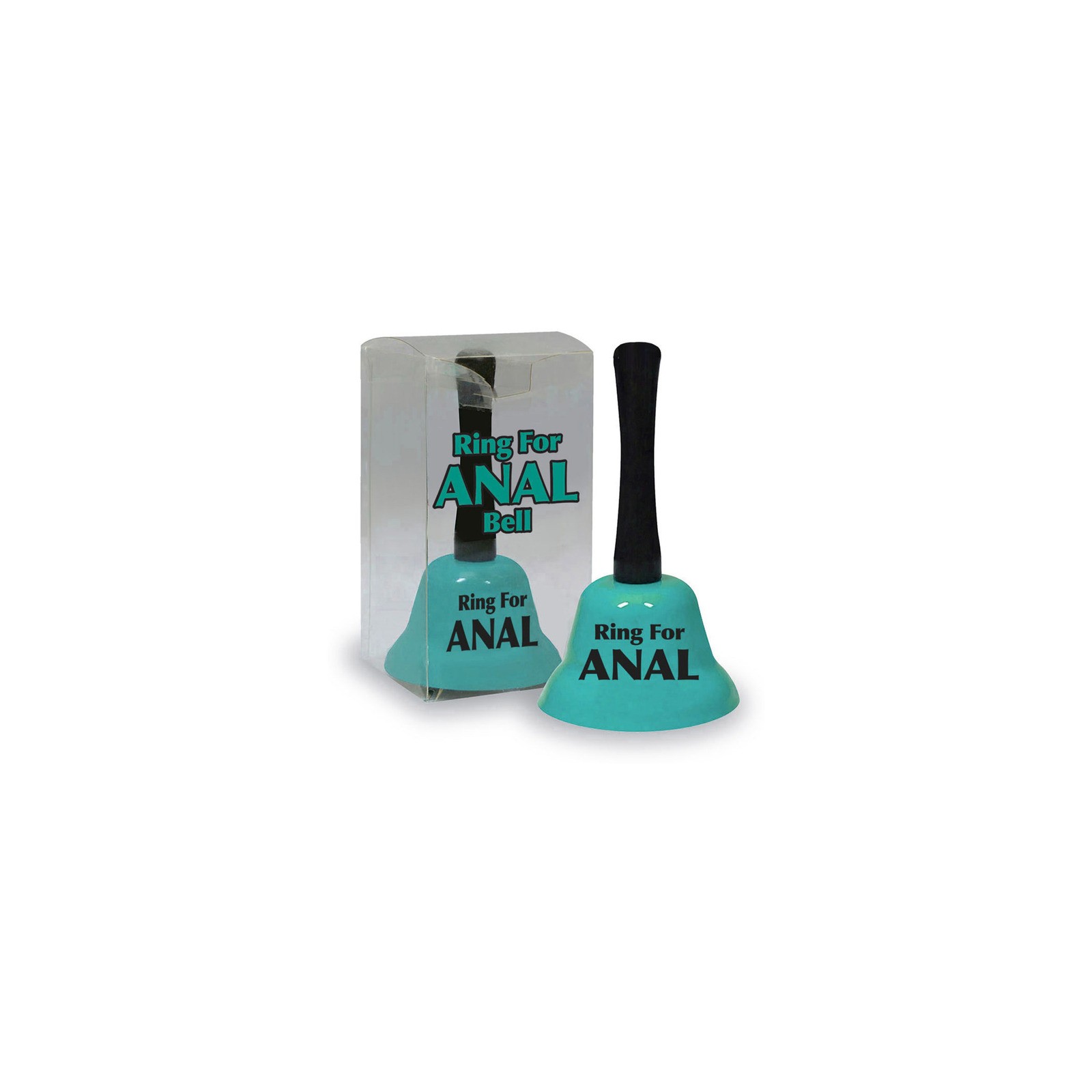 Teal Anal Bell Ring for Playful Connection