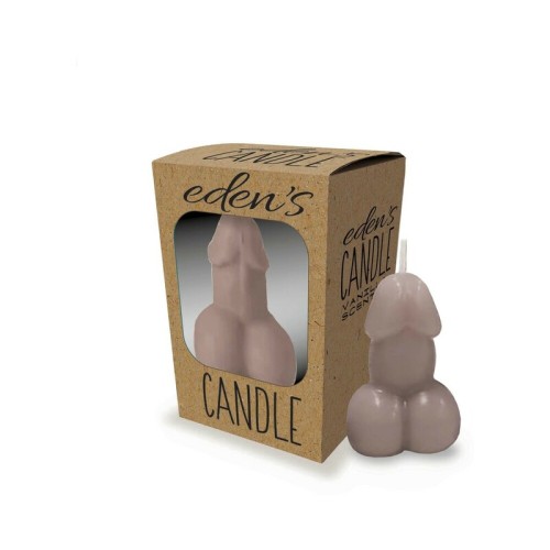 Eden's Taupe Penis Candle for Relaxation