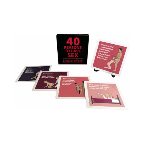 40 Reasons to Enjoy Sex Cards