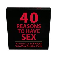 40 Razones para Disfrutar del Sexo