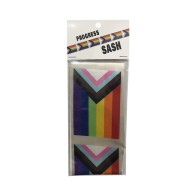 LGBTQ Pride Progress Sash for Visibility